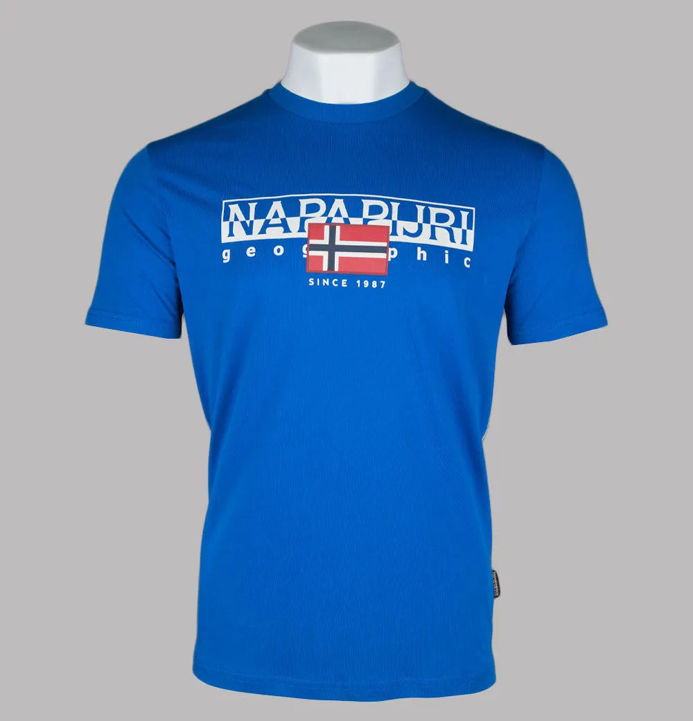 Napapijri S-Aylmer T-Shirt Blue Lapis