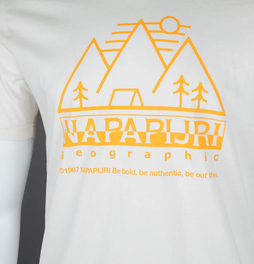 Napapijri S-Faber T-Shirt White Whisper