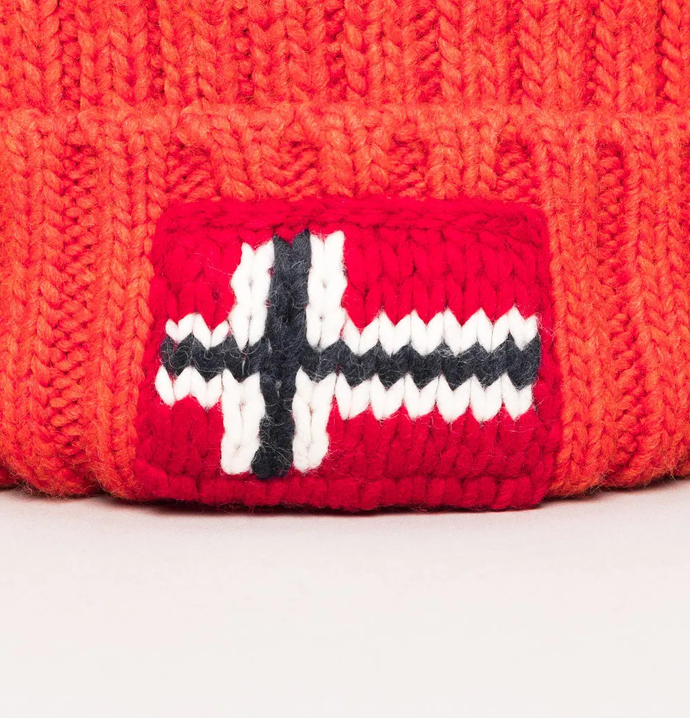 Napapijri Semiury 5 Beanie Red Poppy