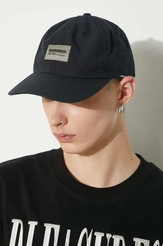 NEIGHBORHOOD cotton baseball cap Mil Dad Cap black color 241YGNH.HT04