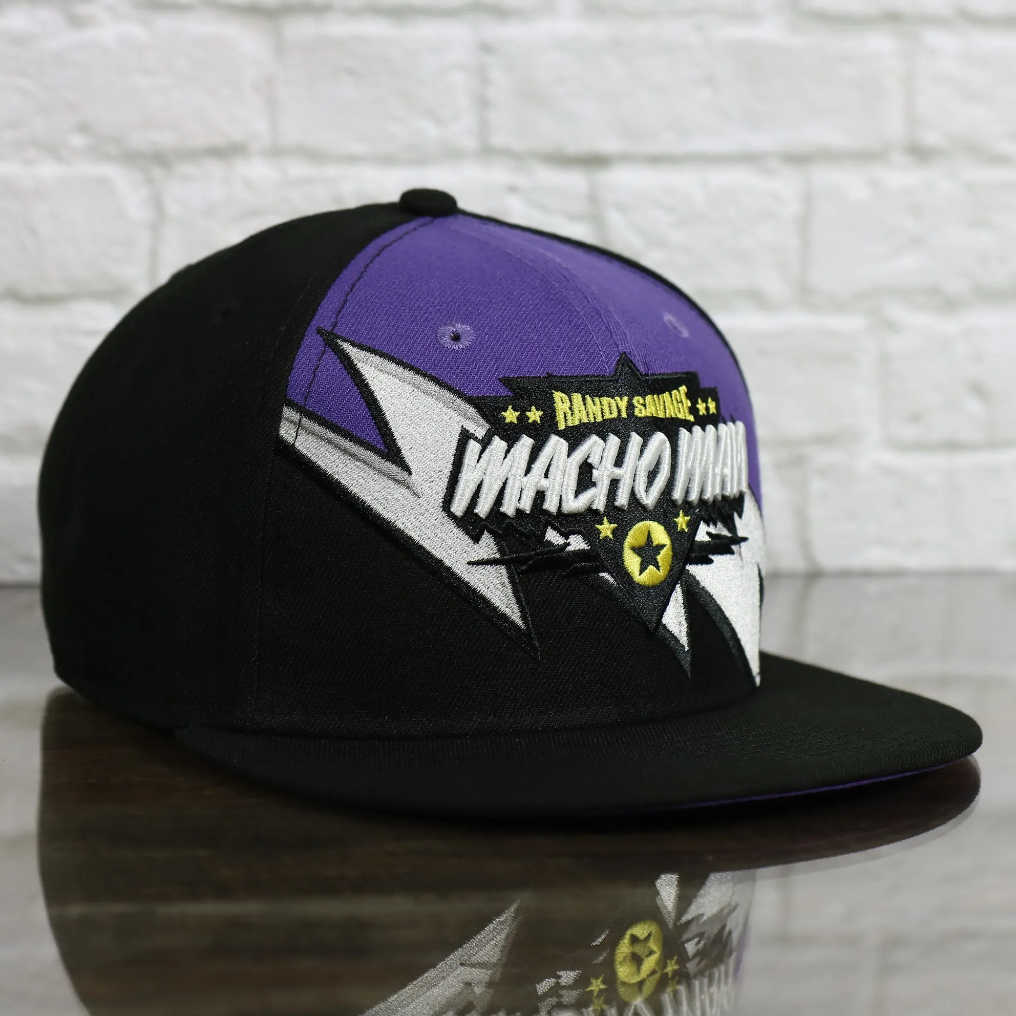 NEW ERA | RANDY SAVAGE | THUNDERBOLT TRI COLOR LOGO | 9FIFTY SNAPBACK | PURPLE/WHITE/BLACK | OSFM