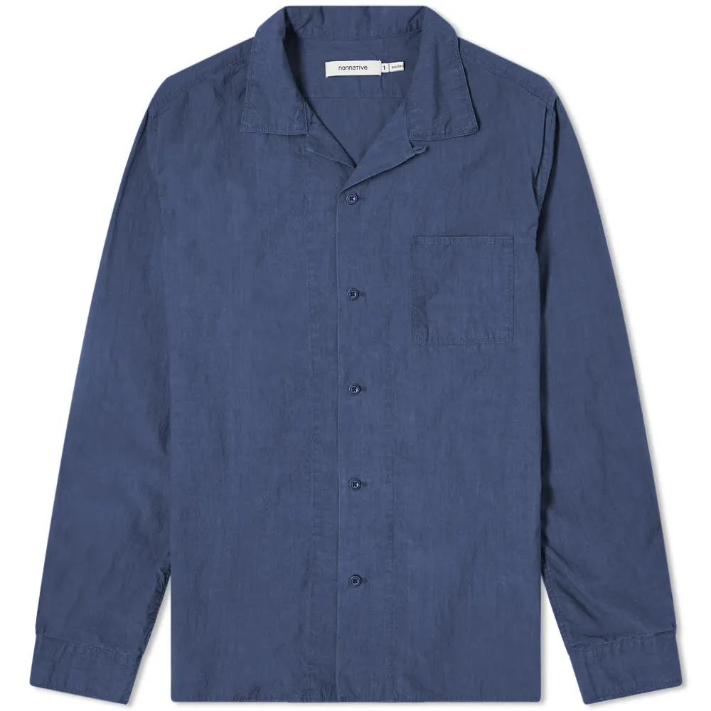 Nonnative Bowler Typewriter ShirtNavy