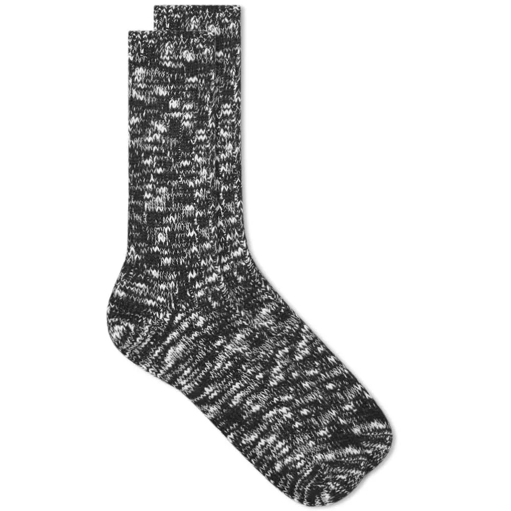 Nonnative Dweller Yarn SockBlack