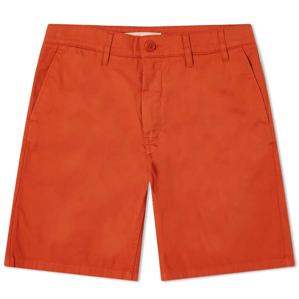 Norse Projects Aros Light Twill ShortsBurnt Havtorn