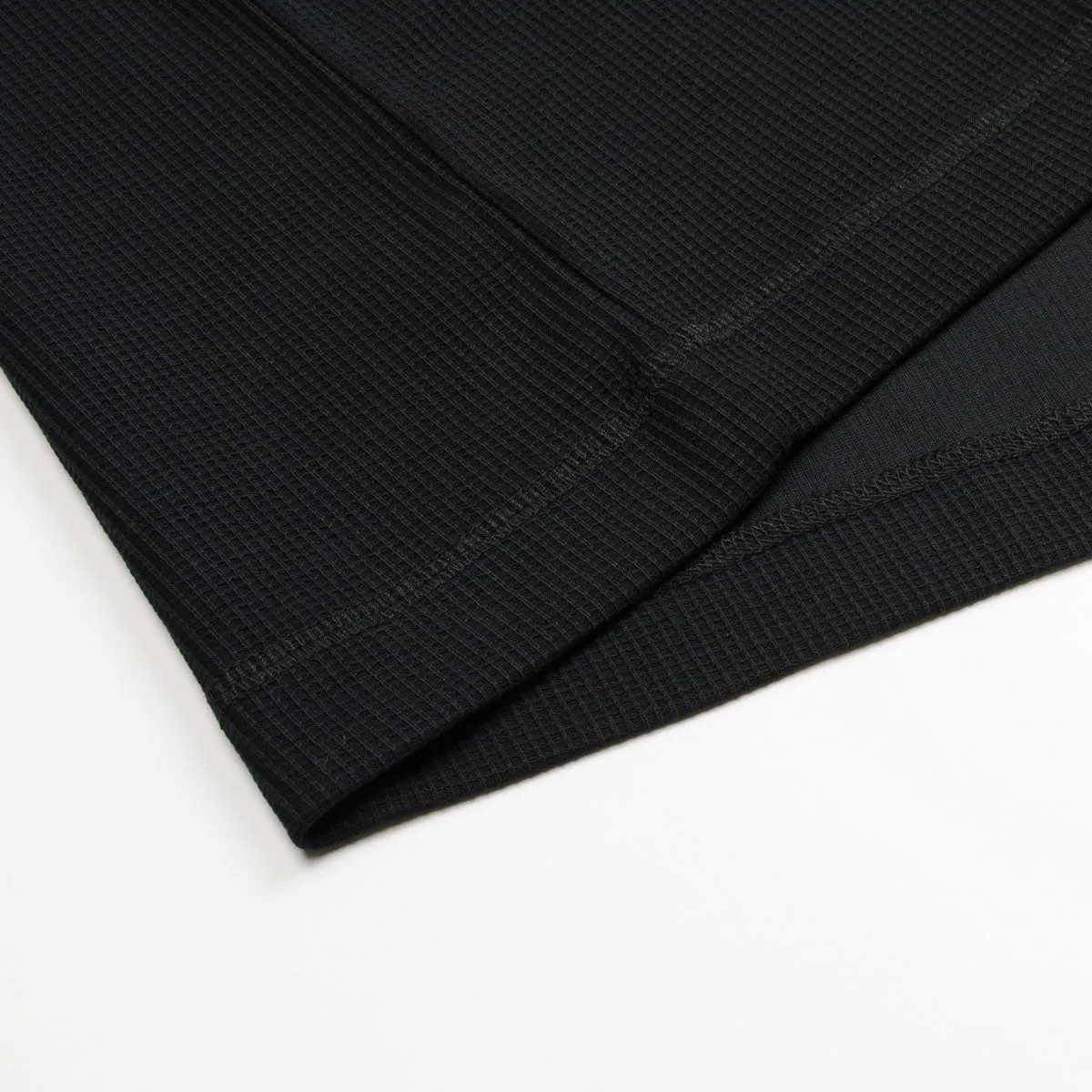 Norse Projects - Aske Tab Series Waffle LS T-shirt - Black