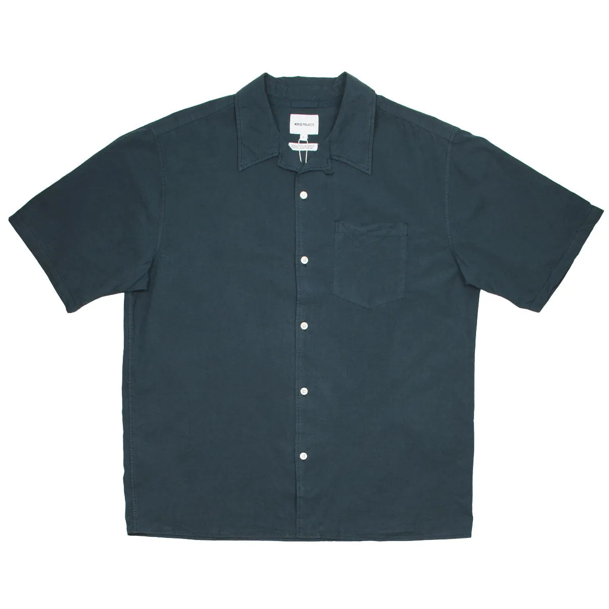 Norse Projects - Carsten Tencel Shirt - Deep Marine