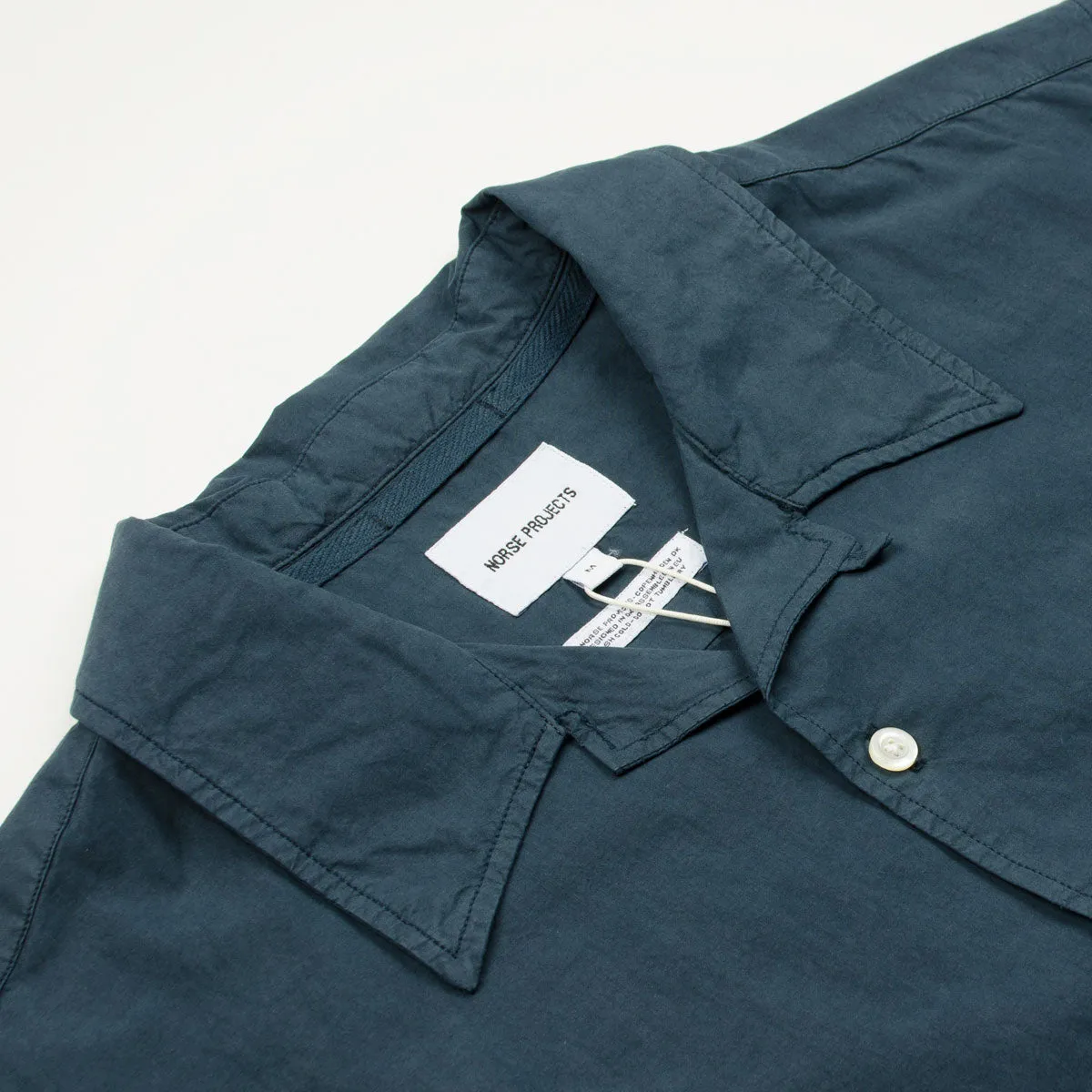 Norse Projects - Carsten Tencel Shirt - Deep Marine