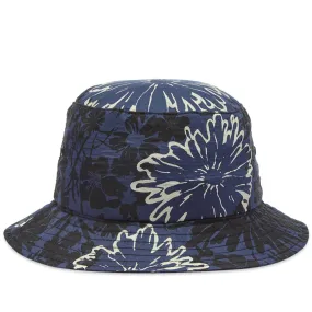 Norse Projects Flower Print Bucket HatTwilight Blue