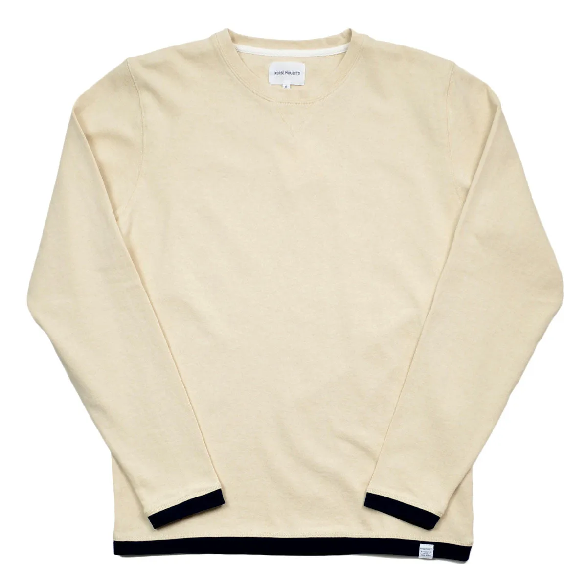 Norse Projects - Halfdan Sweat Compact Sweatshirt - Ecru