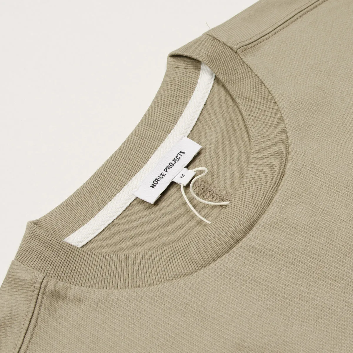 Norse Projects - Johannes Organic N Logo T-shirt - Sand