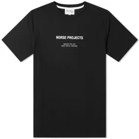 Norse Projects Niels Norse Logo T-Shirt - END. ExclusiveBlack