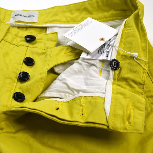 Norse Projects – Aros Short Heavy Chino – Misted Yellow