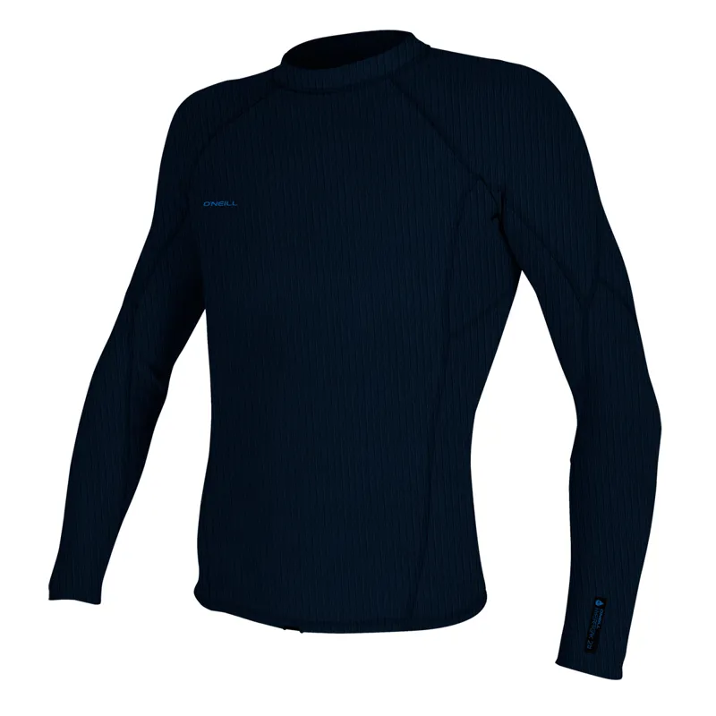 O Neill Hyperfreak Comp-X 2mm Long Sleeve Top in Abyss