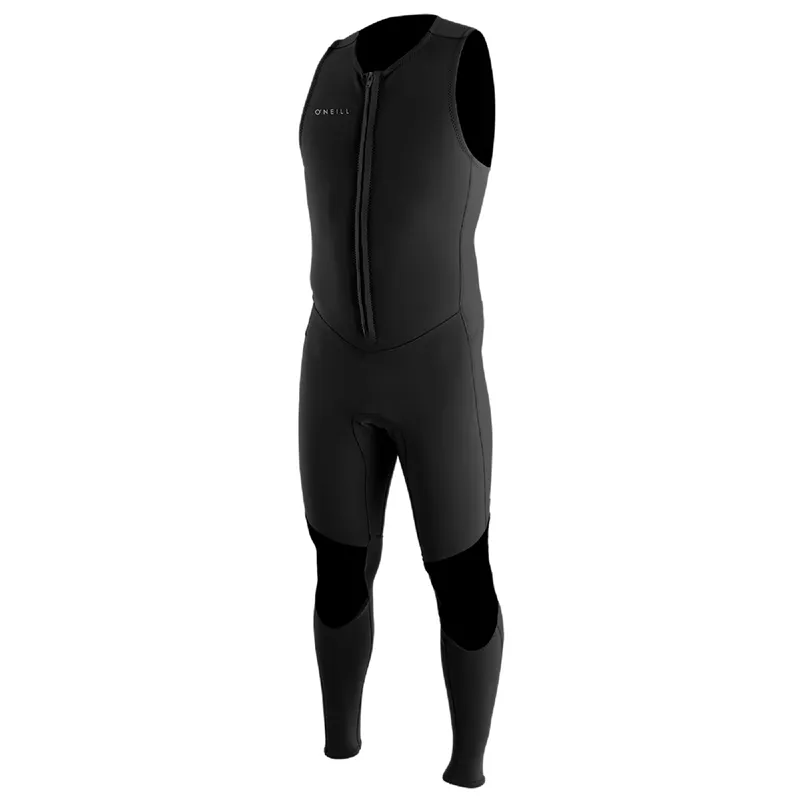 O Neill Reactor 1.5mm Front Zip Sleeveless Wetsuit in Black