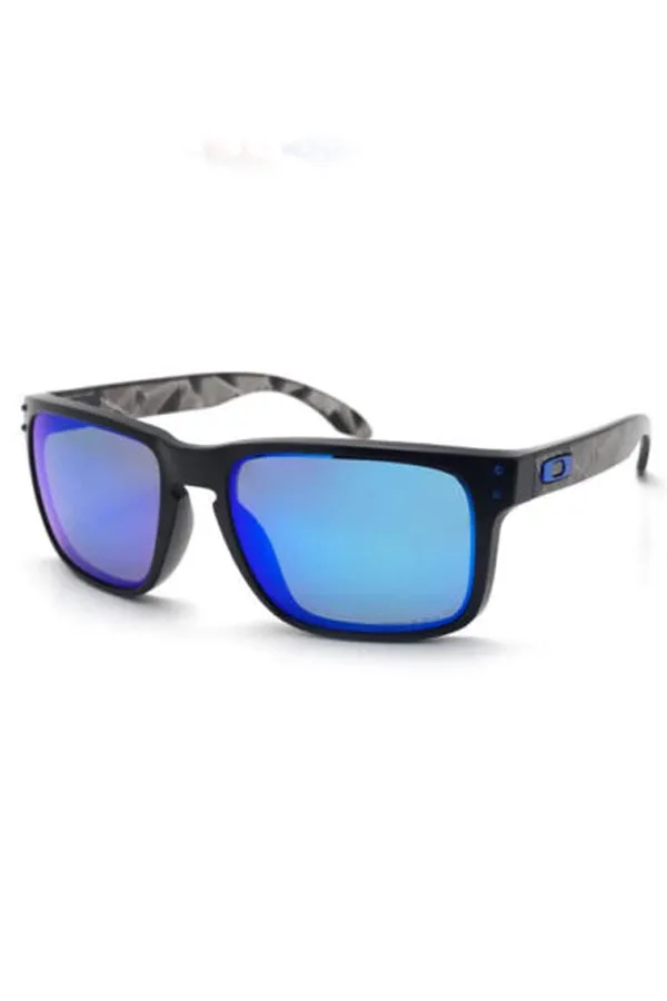 Oakley Holbrook Matte Black And Sapphire Polarized