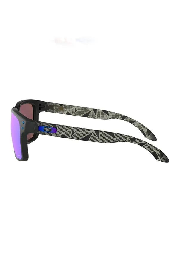 Oakley Holbrook Matte Black And Sapphire Polarized