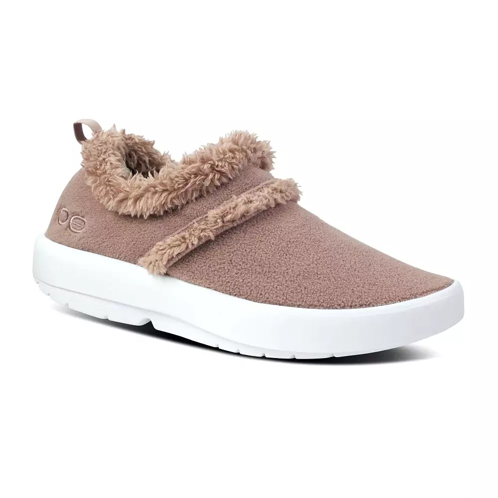 Oofos Women's OOcoozie Low Shoe - Chocolate Sherpa