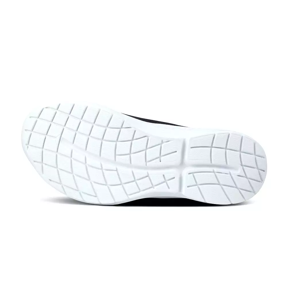 Oofos Women's OOmg Sport Low Shoe - White & Black