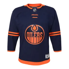 OUTERSTUFF EDMONTON OILERS YOUTH NAVY THIRD JERSEY