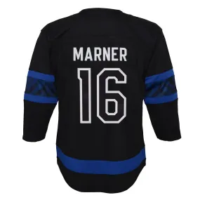 OUTERSTUFF TORONTO MAPLE LEAFS MITCH MARNER CHILDRENS BLACK THIRD JERSEY