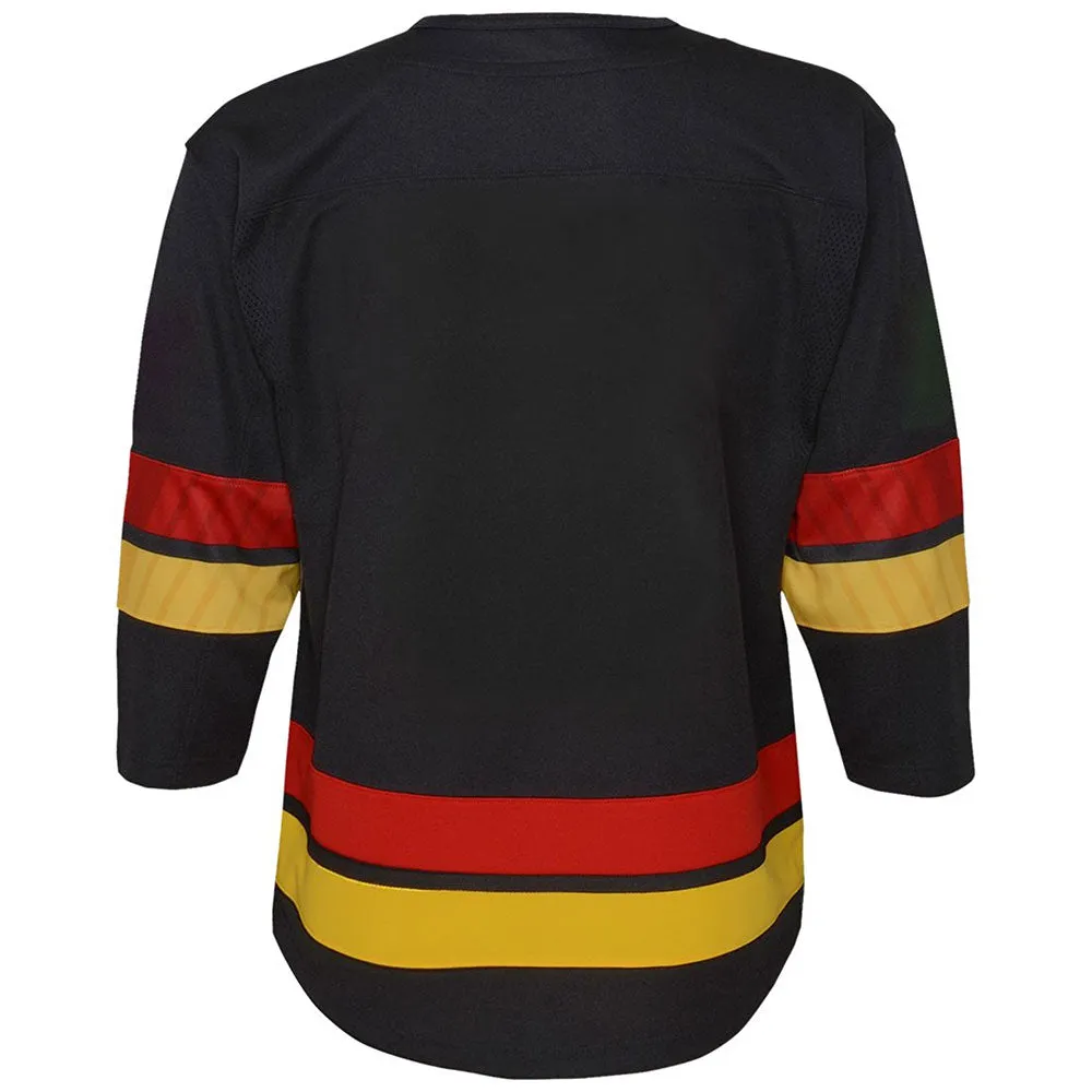 OUTERSTUFF YOUTH VANCOUVER CANUCKS PREMIER BLACK THIRD JERSEY