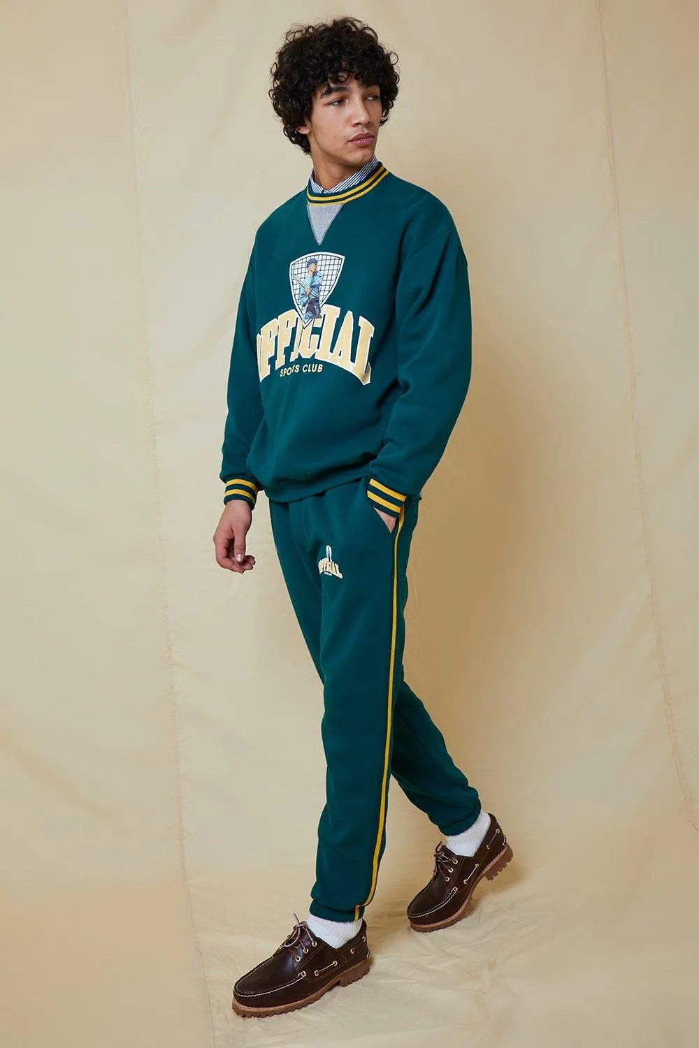 Oversized Official Varsity Sweater Tracksuit