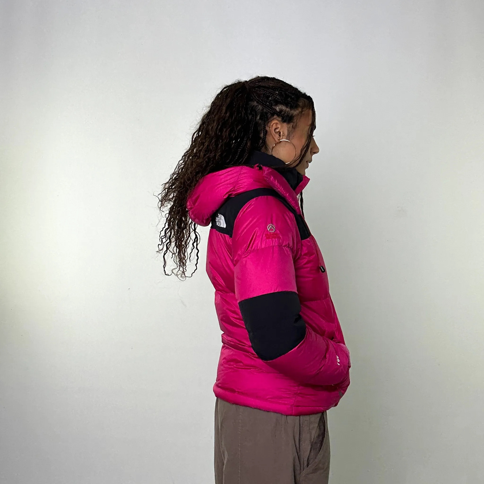 Pink 90s The North Face 700 Series Baltoro Puffer Jacket Coat (L)