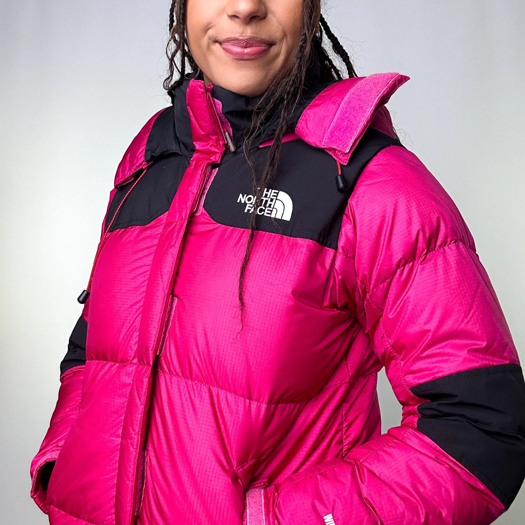 Pink 90s The North Face 700 Series Baltoro Puffer Jacket Coat (L)