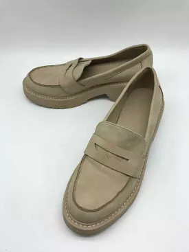 Pre-Owned Madden Girl Tan Size 7.5 Platform Loafers