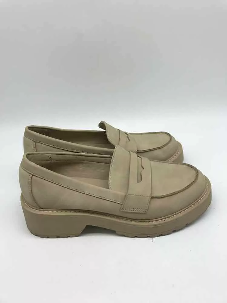 Pre-Owned Madden Girl Tan Size 7.5 Platform Loafers