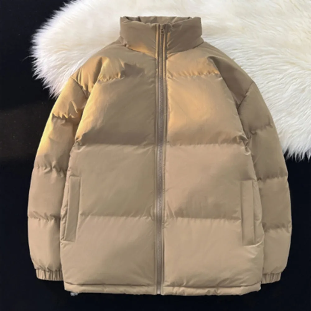 Puffer Mandarin Collar With Puff Sleeves Jacket