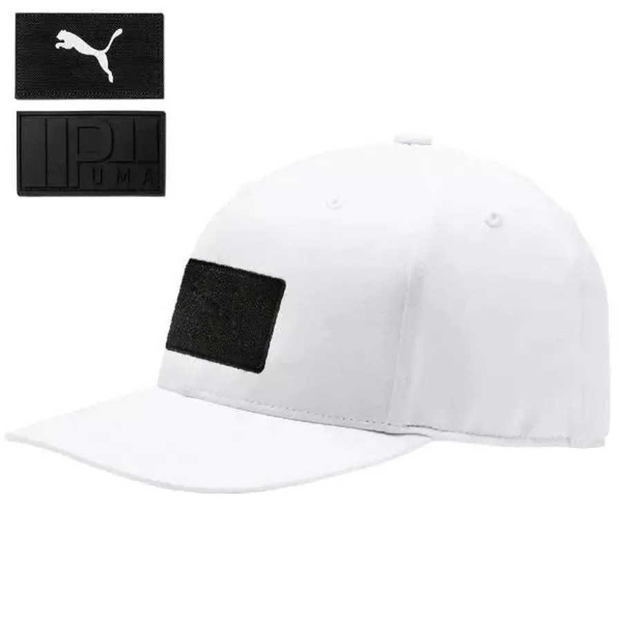 Puma Utility Patch 110 Men's Snapback Cap - White