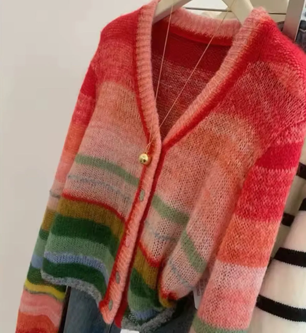 Rainbow Stripe Sweater