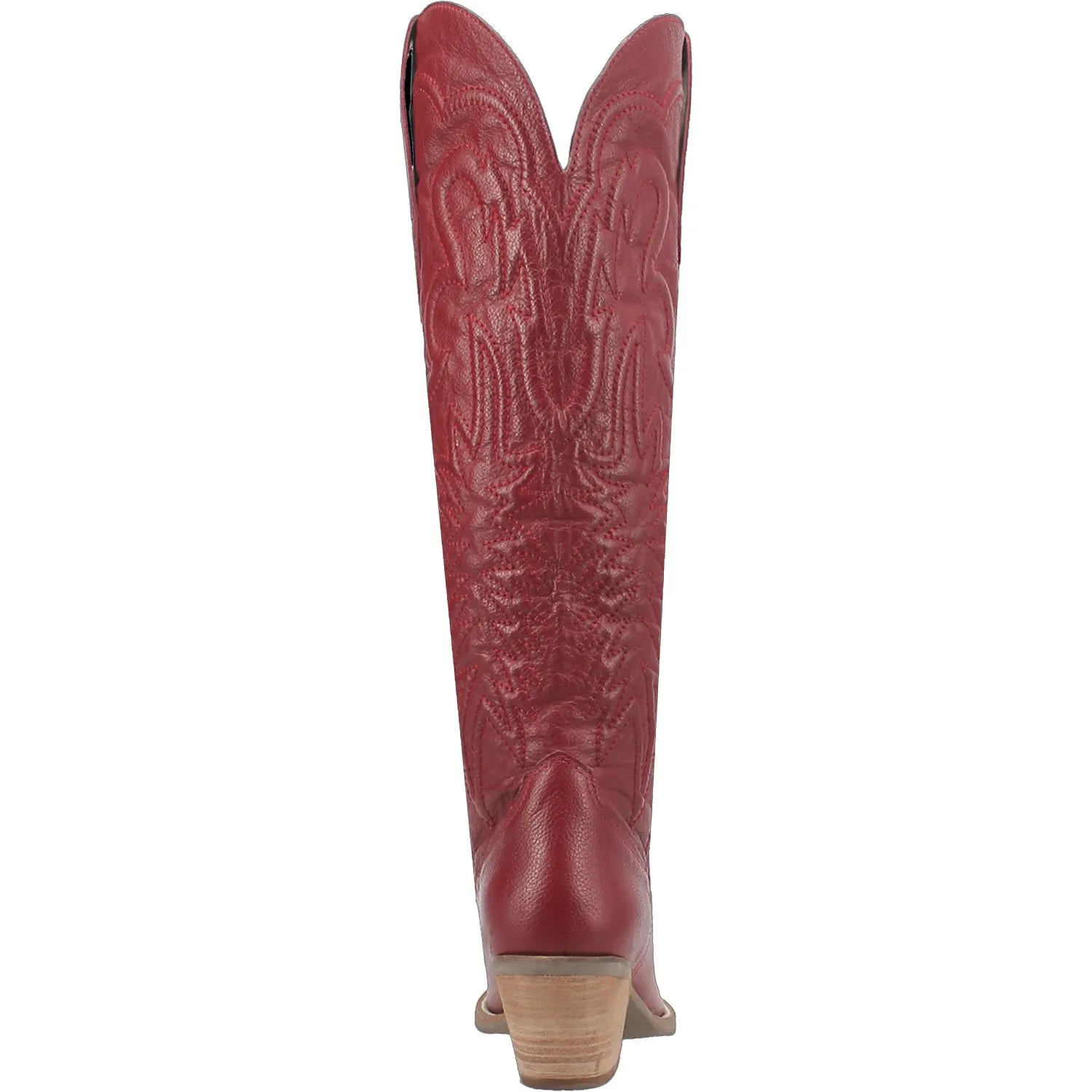 Raisin Kane Red Leather Knee High Boots (DS) - BACKORDER SEPTEMBER 2024