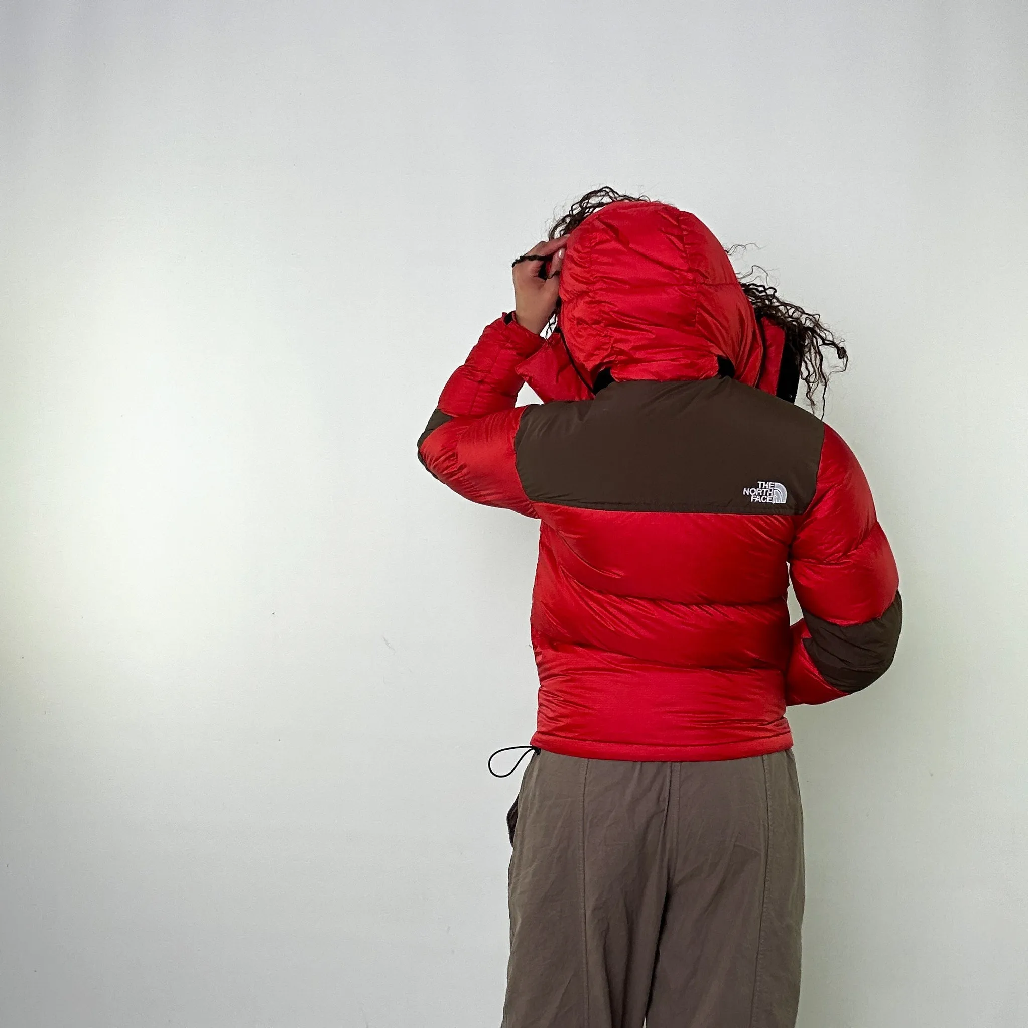 Red 90s The North Face 800 Series Puffer Jacket Coat (XS)