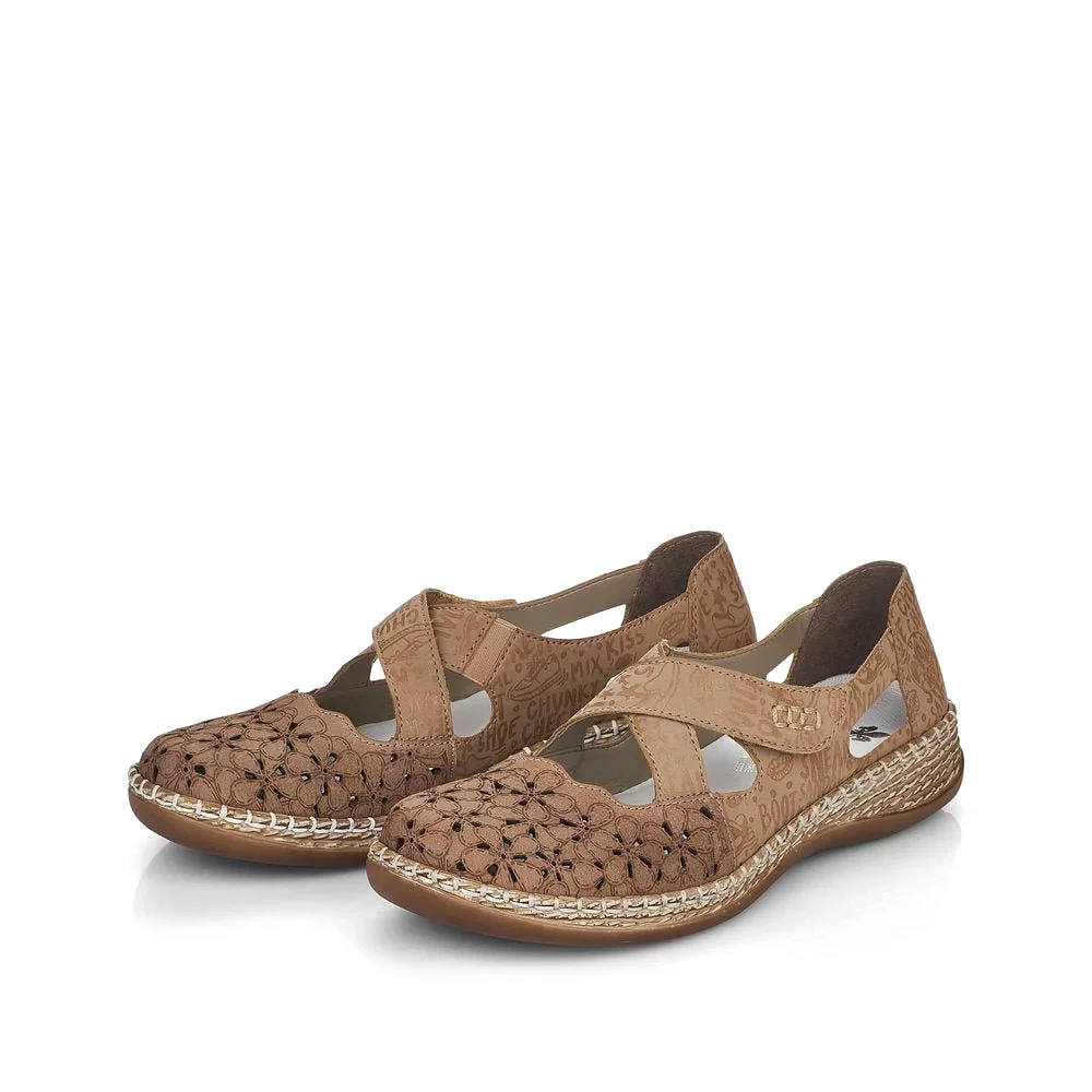 Rieker Women's Daisy 464H4-62 - Shell/Camel