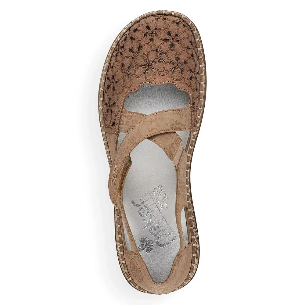 Rieker Women's Daisy 464H4-62 - Shell/Camel