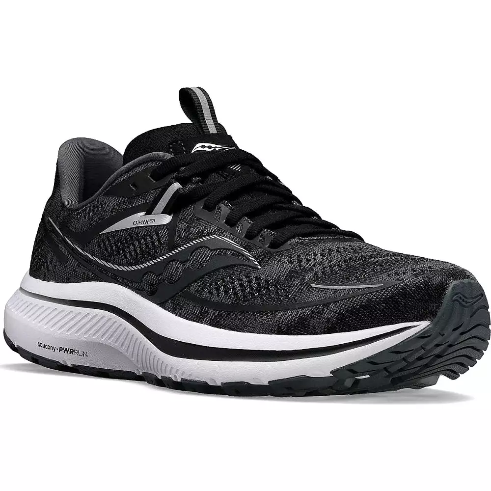 Saucony Women's Omni 21 - Black/White (Wide Width)