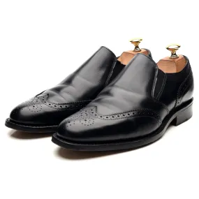 Shipton & Heneage 'Vienna' Black Leather Slip On Loafers UK 6 F