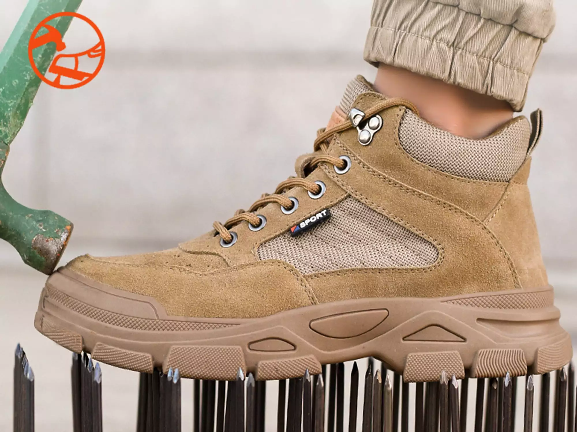 Steel Toe Shoes for Men Lightweight Safety Work Shoes Indestructible Industry & Construction Sneakers