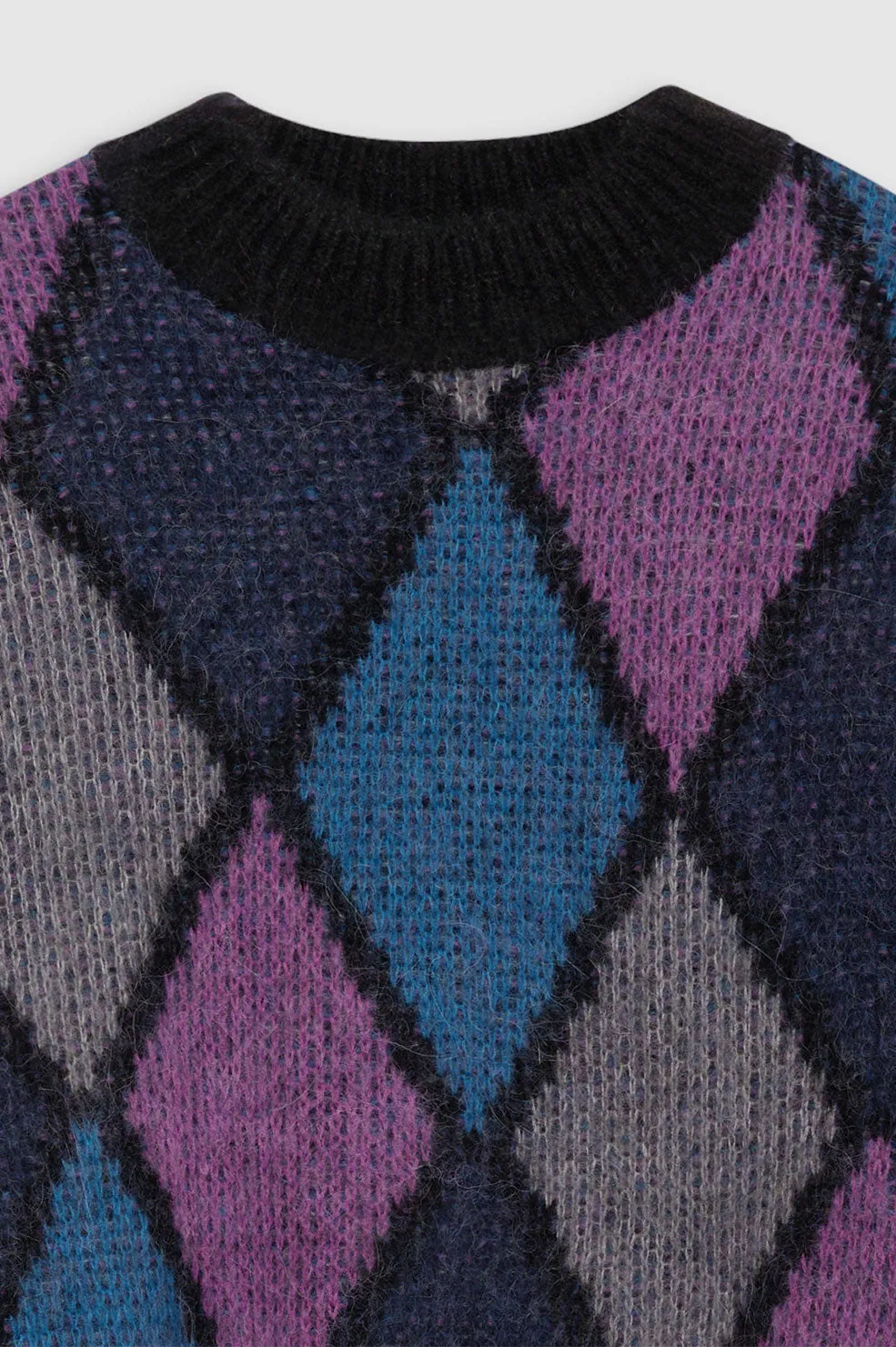 Sydney Crew Sweater - Multi Diamond