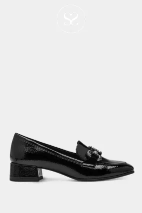 TAMARIS 1-24316-43 BLACK BLOCK HEEL LOAFERS