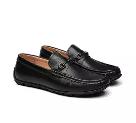 TARRAMARRA Leather Black Loafers Men Colin