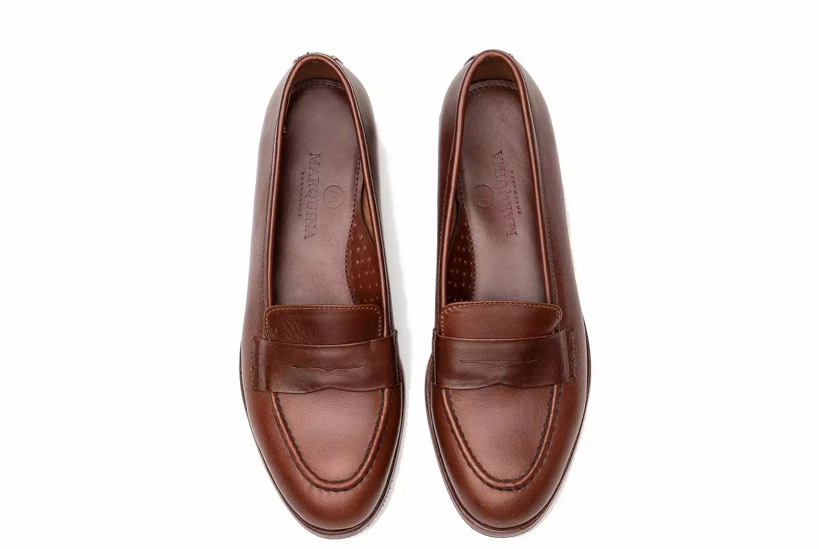 The Bonnie Penny Loafers - Chestnut Brown