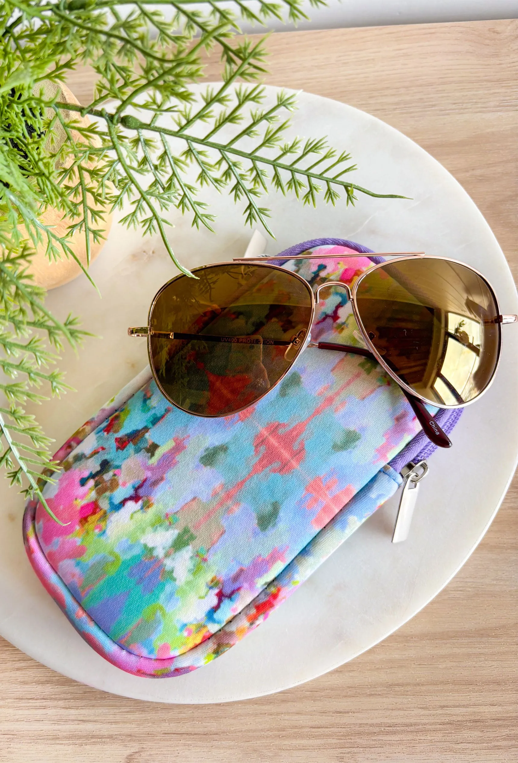 The Brooks Avenue Laura Park Neoprene Sunglass Case