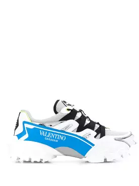 Valentino Garavani Men's Climber Sneakers - WHITE / BLUE