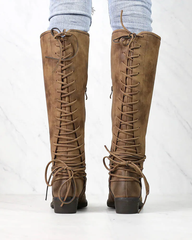 Very Volatile - Miraculous Knee High Zip Boot in More Colors