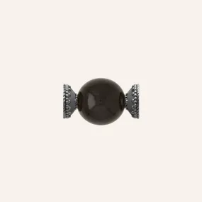 Victoire Black Buffalo Horn 19mm Gunmetal Centerpiece