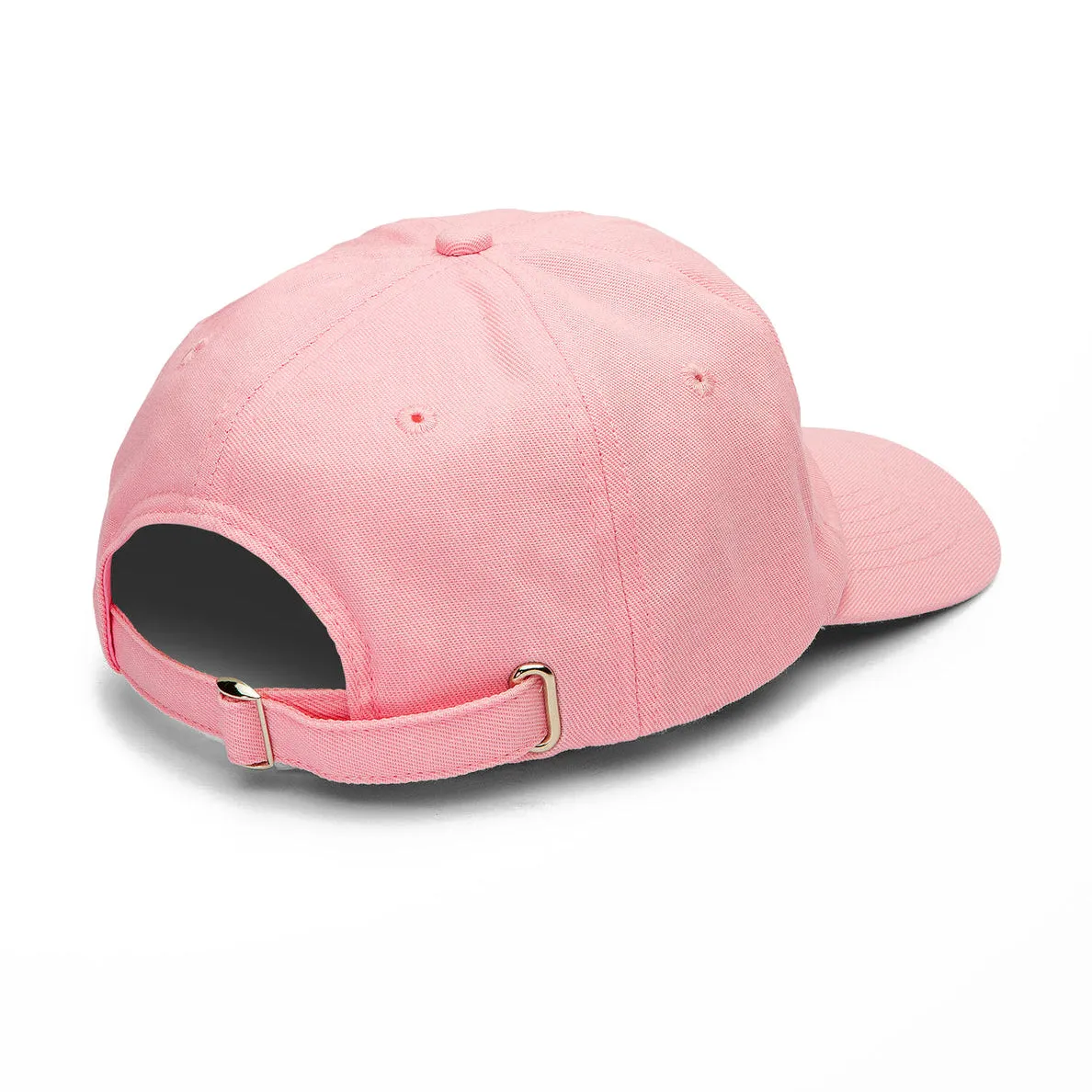 W CIRCLE STONE DAD HAT LIGHT PEONY