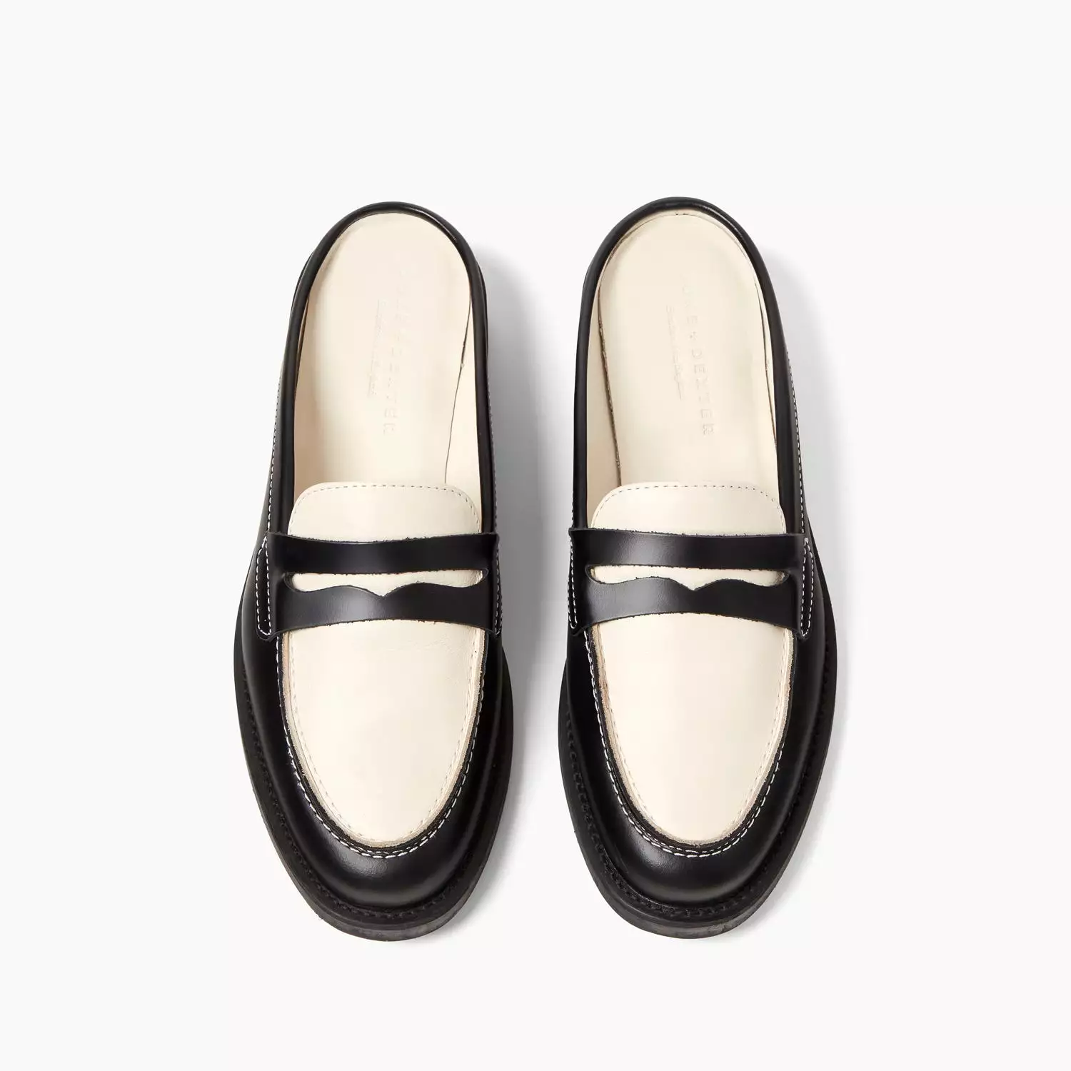 Wilde Black + White Mule Loafer - Women's